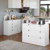 Storage Cabinet; 6 Drawer Dresser with Wide Space; Modern Closet Storage Drawers