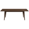 Levi Modern Style Solid Wood Rectangular Dining Kitchen Table 86"