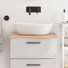 Bathroom Countertop Light Brown 23.6"x19.7"x0.8" Treated Solid Wood