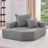 Corner Frame for Oversized Modular U Shaped Sectional Sofa,Luxury Boucle Floor Couch Set,Convertible Sleeper Couch
