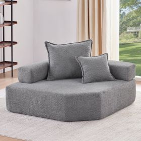 Corner Frame for Oversized Modular U Shaped Sectional Sofa,Luxury Boucle Floor Couch Set,Convertible Sleeper Couch