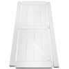 CRAZY ELF 32" x 84" "K" Style Real Primed Door Slab, DIY Panel Door, Modern Interior Barn Door, Moisture-proof, Anti-deformation