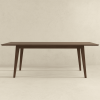Levi Modern Style Solid Wood Rectangular Dining Kitchen Table 86"