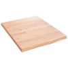 Bathroom Countertop Light Brown 15.7"x19.7"x0.8" Treated Solid Wood