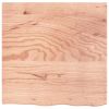 Bathroom Countertop Light Brown 23.6"x23.6"x0.8" Treated Solid Wood