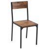 Dining Table Set for 4, Kitchen Table with 2 Chairs and a Bench, 4 Piece Kitchen Table Set for Small Space, Home Kitchen Bar Pub Apartment
