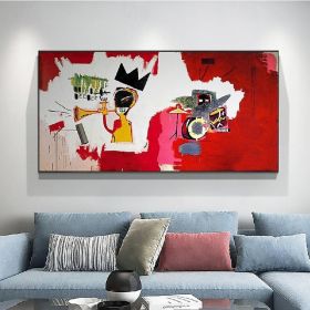 Extra handmade Large Graffiti Mural Style oil painting handmade Wall Art Urban Red Painting street art oil paintings Graffiti art oil painting Wall Ar (Style: 01, size: 120x240cm)
