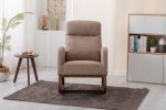 COOLMORE Rocking Chair, Modern Glider Chair, Recliner Armchair with Wood Legs and Side Pocket