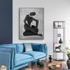 Handmade Oil Painting Large Abstract Canvas Art Living Room Painting Oversized Canvas Art Modern Abstract Painting Original Black Painting Abstract