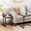 Multifunctional Nesting Coffee Table Set of 3 Pieces